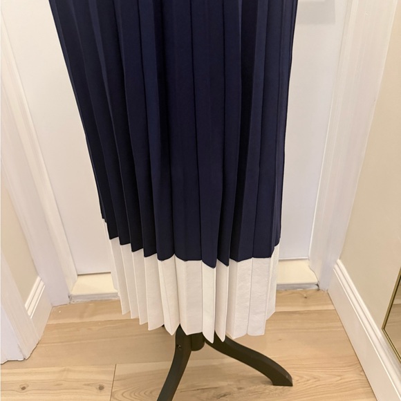 STAUD KNIT DRESS MEDIUM NAVY BLUE KNIT MIDI DRESS - Picture 6 of 12